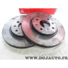 Jeu 2 disques de frein avant ventilé 256mm diametre (trace montage) Brembo 09C93411 pour suzuki swift 4 IV FZ NZ