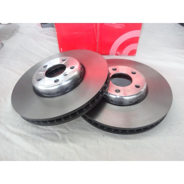 1 SEUL Disque de frein avant GAUCHE ventilé 348mm diametre Brembo 09C40513 pour BMW serie 5 6 7 F01 F02 F03 F04 F06 F07 F10 F11 