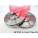 Jeu 2 disques de frein avant ventilé 324mm diametre Brembo 09.9818.10 pour renault espace 4 IV vel satis