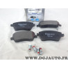 Jeu 4 plaquettes de frein avant montage lucas Norauto NRP4069N pour opel agila B suzuki swift 3 III splash nissan micra 4 IV K13