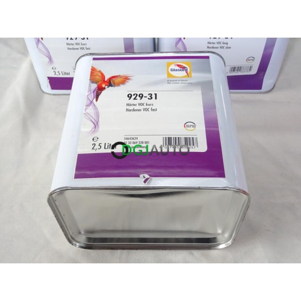 Bidon 2.5L 2.5 litres durcisseur VOC 929-31 rapide Glaurit 54643624 
