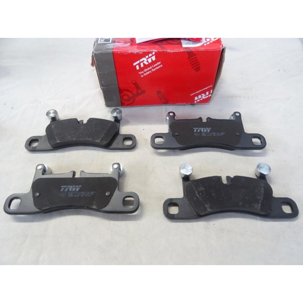 Jeu 4 plaquettes de frein arriere montage brembo TRW GDB1875 pour porsche cayenne 911 boxster volkswagen touareg 2 II 