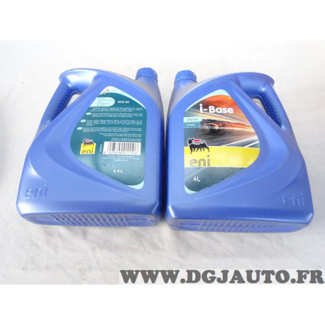 1 Bidon 4L 4 litres huile moteur 20W-50 Eni I-base ACEA A3 B4-10 API SM/CF 