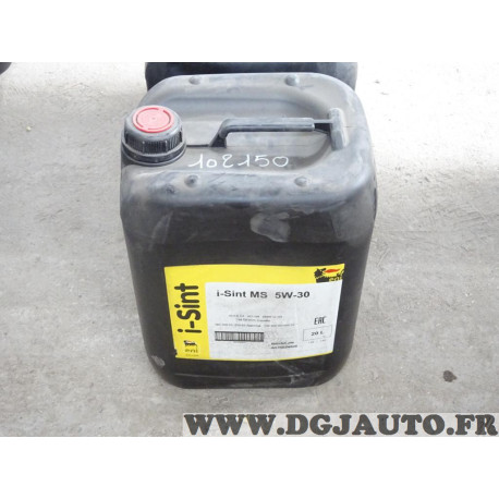 Bidon 20L 20 litres huile moteur ENI I-sent MS 5W30 102150 ACEA C3 API SN GM dexos 2 quality pour BMW volkswagen 