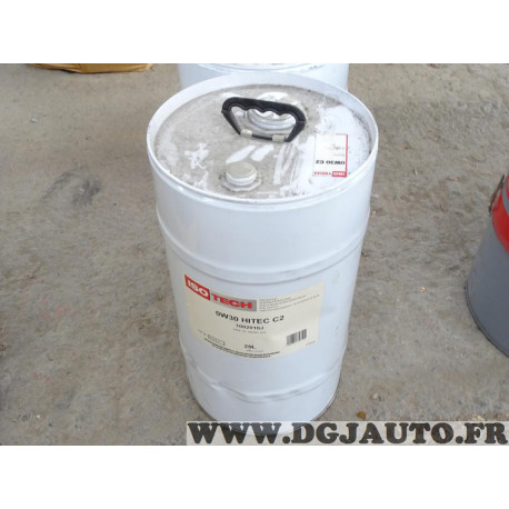 Bidon 25L 25 litres huile moteur Isotech 0W30 Hitec ACEA C2 1002010J PSA B712312 