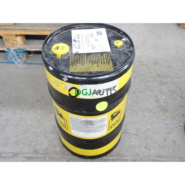 Bidon 60L 60 litres huile boite de vitesses manuelle ENI Rotra LSX 75W90 API GL-4 GL-5 API MT-1 man mercedes SAE J2360 scania 