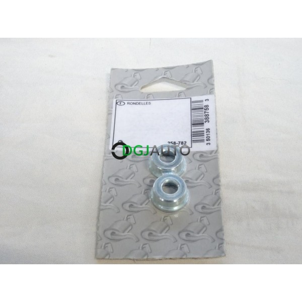 Jeu 2 douilles bague fixation ressort tuyau echappement Bosal 258782 pour citroen AX BX C2 C3 C15 berlingo jumper jumpy saxo xan