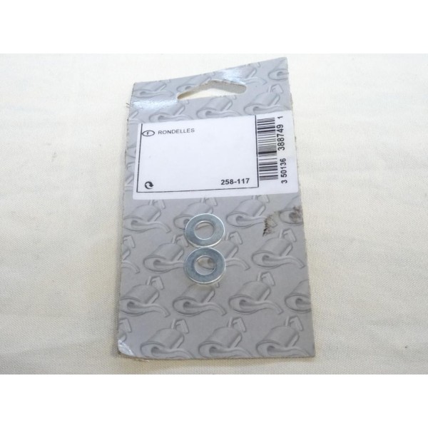 Jeu 2 rondelles collier serrage fixation tuyau silencieux echappement Bosal 258117 pour divers véhicules fiat alfa romeo lancia 