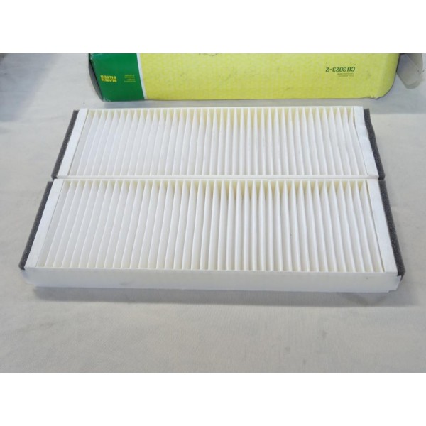 Paire filtres habitacle interieur Mann filter CU3023-2 pour audi A6 volkswagen XL1 