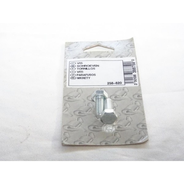 Jeu 2 vis boulon fixation tube echappement silencieux collecteur tuyau 20mm Bosal 258-820 pour divers véhicules fiat alfa romeo 