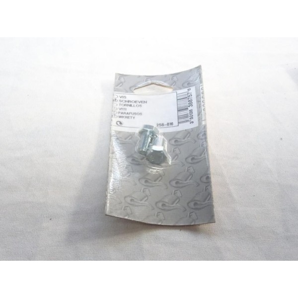 Blister 2 vis boulon fixation echappement silencieux collecteur tuyau tube 16mm Bosal 258-816 pour divers véhicules fiat alfa ro