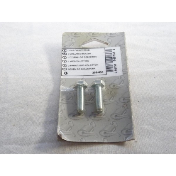 Blister 2 vis boulon fixation echappement silencieux collecteur tube tuyau 30mm Bosal 258-830 pour divers véhicules fiat alfa ro