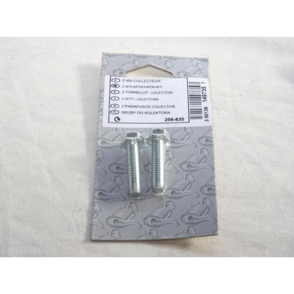 Jeu 2 vis boulon fixation echappement silencieux tube tuyau 35mm Bosal 258835 pour divers véhicules fiat alfa romeo lancia citro