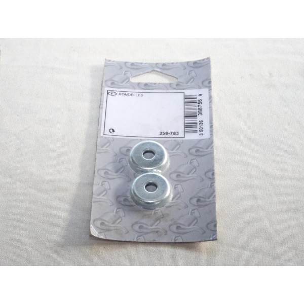 Blister 2 coupelles rondelle ressort fixation tuyau tube echappement bosal 258-783 pour citroen AX BX C2 C3 C4 C15 C25 jumper xa