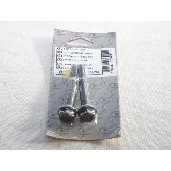 Jeu 2 vis boulons fixation tuyau tube silencieux echappement Bosal 258794 pour opel astra F G calibra corsa B tigra A kadett E v