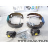 Kit frein arriere prémonté 164x32mm montage bendix Norauto NKA211 pour peugeot 106 citroen saxo