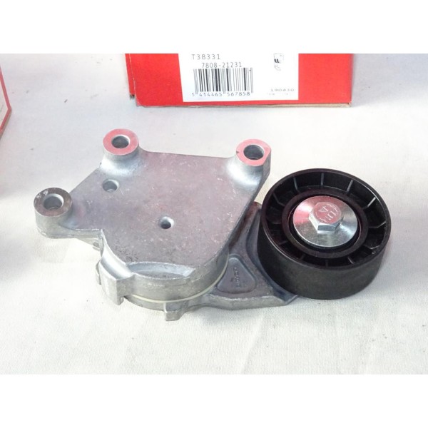 Galet tendeur courroie accessoire Gates T38331 pour citroen C1 C2 C3 C4 ford Cmax C-max fiesta 5 6 V VI focus 2 II fusion mazda 