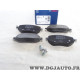 Jeu 4 plaquettes de frein avant montage girling Bosch BP2350 0986424386 pour renault megane 4 IV
