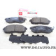 Jeu 4 plaquettes de frein avant montage hitachi Ferodo FDB4112 pour fiat sedici suzuki SX4