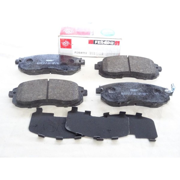 Jeu 4 plaquettes de frein avant montage hitachi Ferodo FDB4112 pour fiat sedici suzuki SX4 