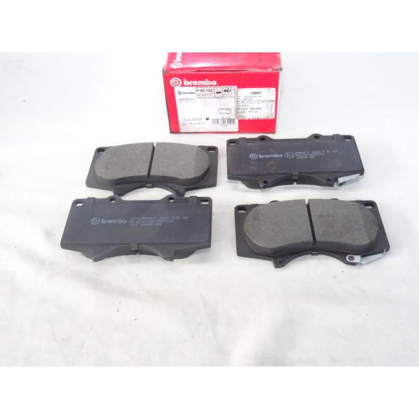 Jeu 4 plaquettes de frein avant montage sumitomo Brembo P83102 pour lexus LX GX toyota land cruiser prado J120 J150 4runner hilu