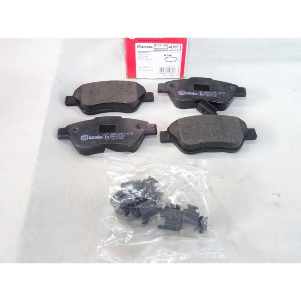 Jeu 4 plaquettes de frein avant montage bendix Brembo P23140 pour citroen nemo peugeot bipper fiat fiorino 3 III qubo stilo pand