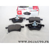 Jeu 4 plaquettes de frein avant montage teves Ferodo FDB1295 pour opel astra G et H zafira A B corsa C meriva A