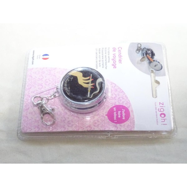Porte clé cendrier de voyage Zigoh ZIG106CHIC 1 
