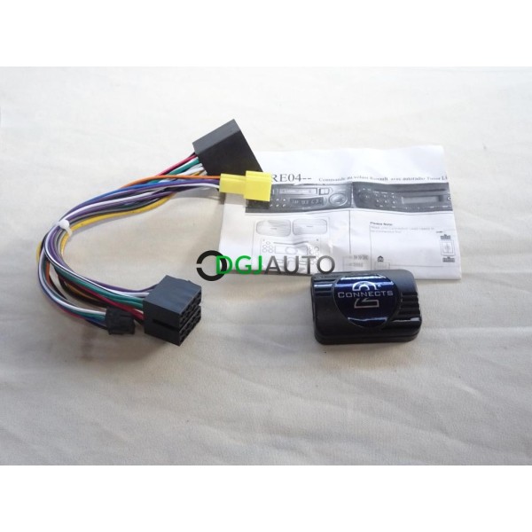 Interface commande au volant poste radio autoradio Connects2 SWRE04JV pour renault clio 2 II de 2000 à 2005 (sans ecran deporte 