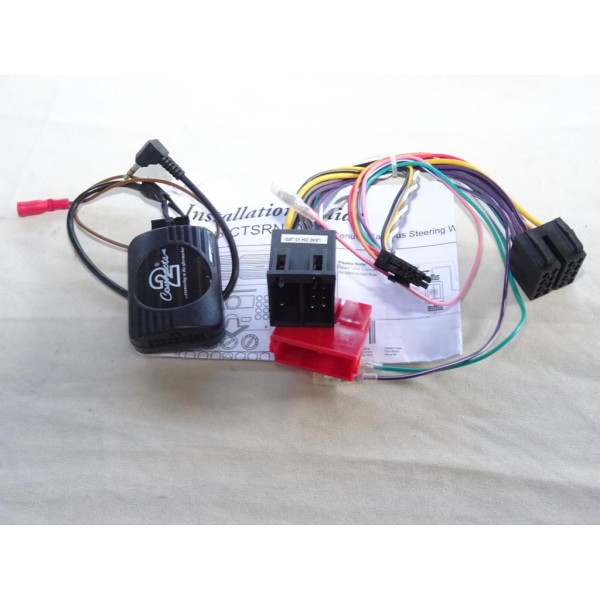 Interface commande au volant poste radio autoradio JVC Connects2 SWRE07JV pour renault clio partir de 2009 megane de 2009 à 2012