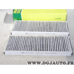 Paire filtres d'habitacle interieur Mann filter CUK3023-2 pour audi A6 volkswagen XL1 