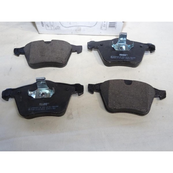 Jeu 4 plaquettes de frein avant montage teves Ferodo FDB1898 pour ford galaxy 2 II smax s-max volvo S60 S80 V60 V70 XC70 