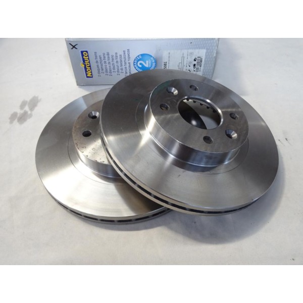 Jeu 2 disques de frein avant diametre 259mm ventilé Norauto ND5081 pour renault 18 25 R18 R25 espace 1 2 I II fuego 