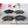 Jeu 4 plaquettes de frein avant montage bendix Ferodo FDB4046 pour toyota auris E15 corolla 10 X E150