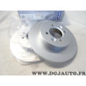 Jeu 2 disques de frein arriere plein 265mm diametre Norauto ND4295 pour renault laguna 1 safrane