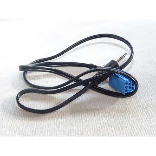 Cable audio aux-in mini iso jack 3.5 Phonocar 04140 pour alfa romeo fiat lancia mercedes 