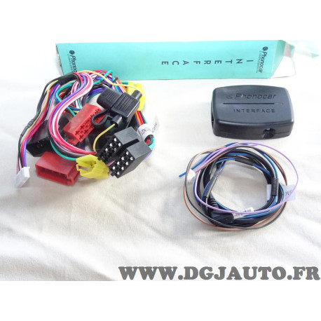 Interface commande au volant poste radio autoradio Phonocar 04047 pour dacia dokker duster lodgy logan sandero renault captur tr